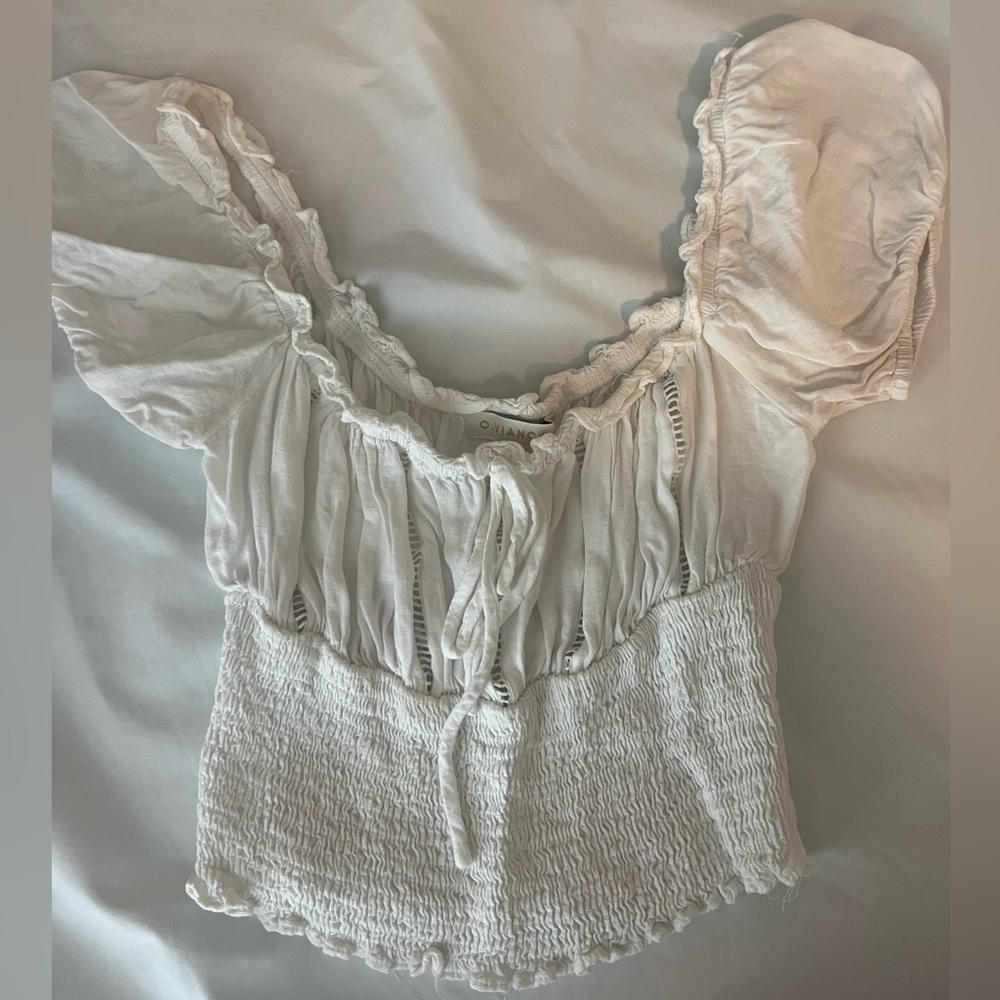 White dressy top